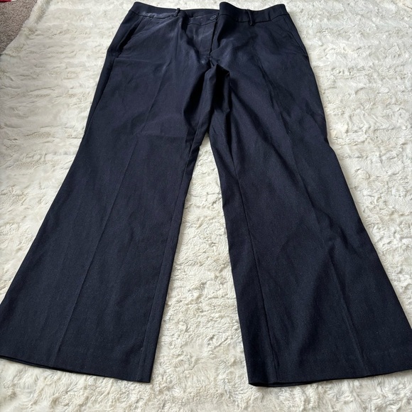 NWT Lane Bryant Women's Size 22 Blue The Ashley Curvy Fit Bootcut Pants - Picture 3 of 6